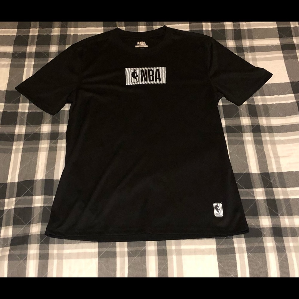 Black nba warmup tee